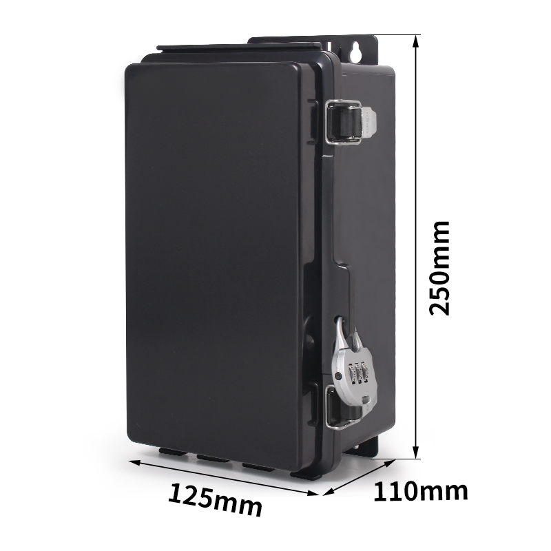 PHLTD 防水插盒黑色尺寸图