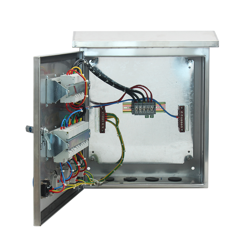 PHLTD Industrial Socket Box, 304 Stainless Steel Maintenance Power Box with Neat Internal Wiring