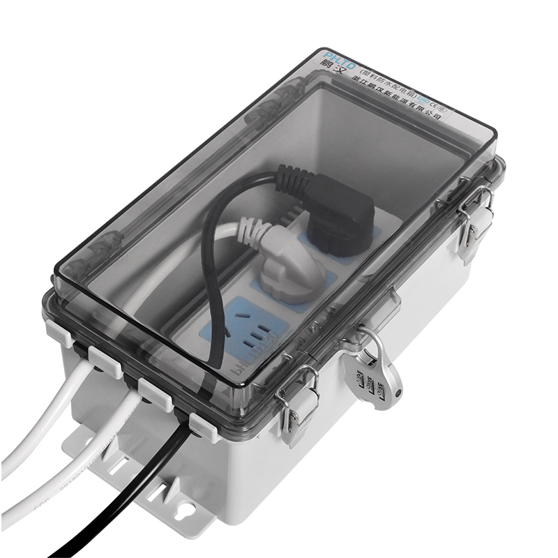 PHLTD PC/ABS alloy plastic transparent door waterproof junction box(125X110X250mm) - 图片 2