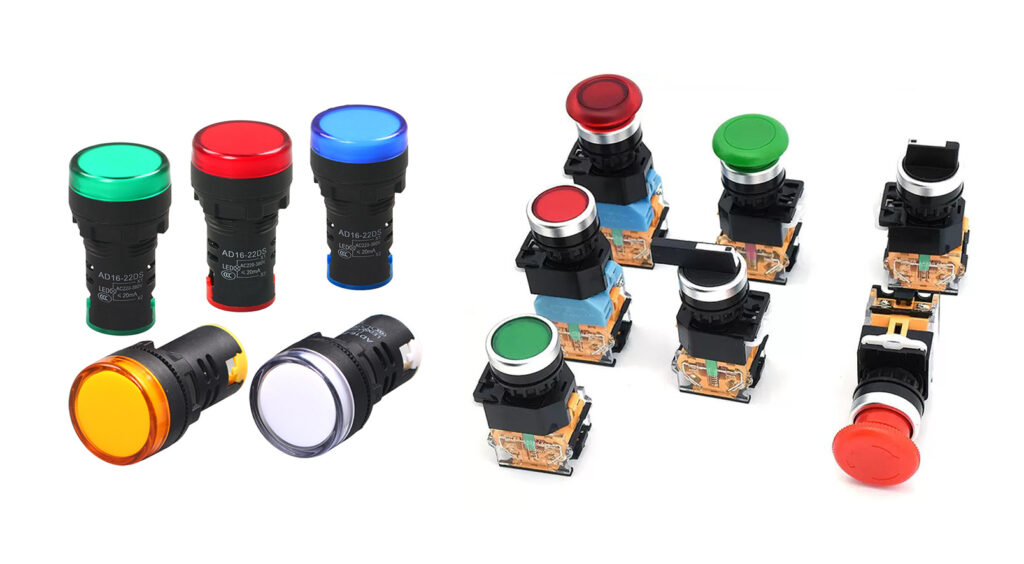 信号灯按钮开关