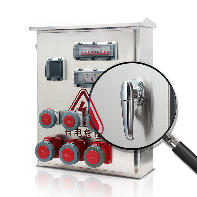 PHLTD IP54 protection 304 stainless steel maintenance power box wall mounted outdoor waterproof aviation socket - 图片 2