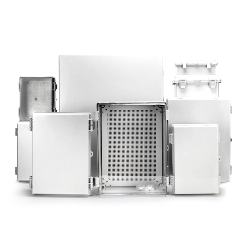 PHLTD Plastic Waterproof Distribution Box with Horizontal Door for Instrument Display, Control, and Protection