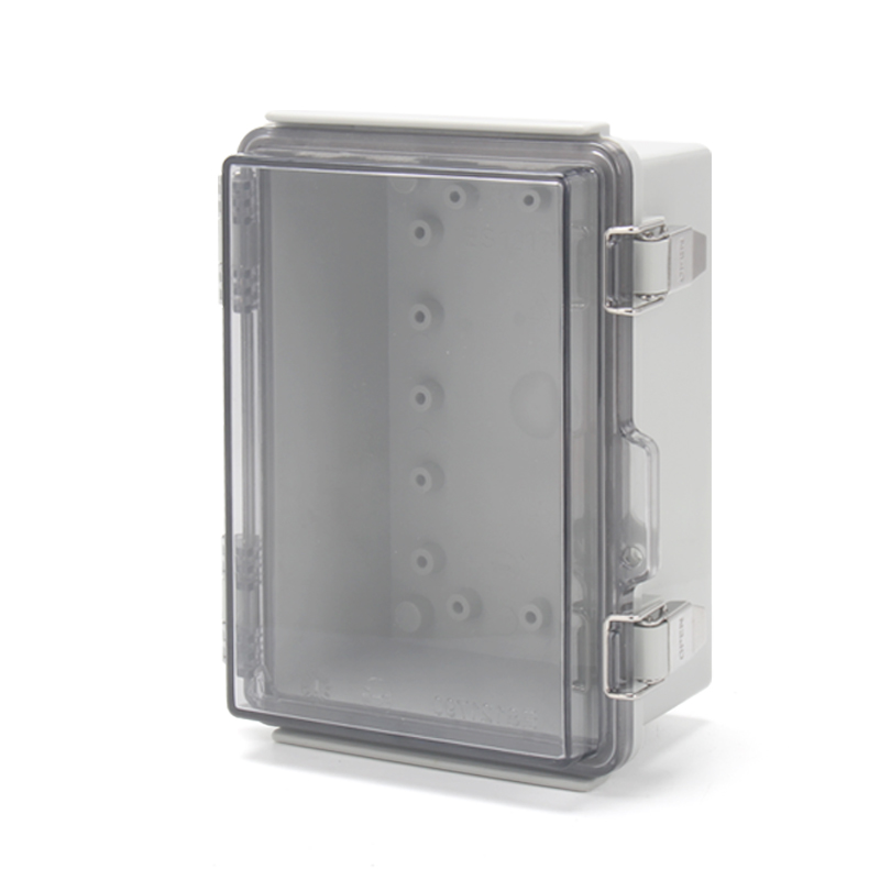 PHLTD Outdoor Waterproof Plastic Distribution Box with Control Base and Stainless Steel Tower Latch - 图片 3