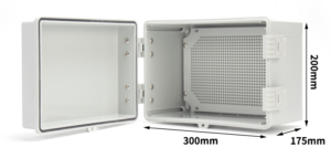 户外防水配电箱-横款带底板