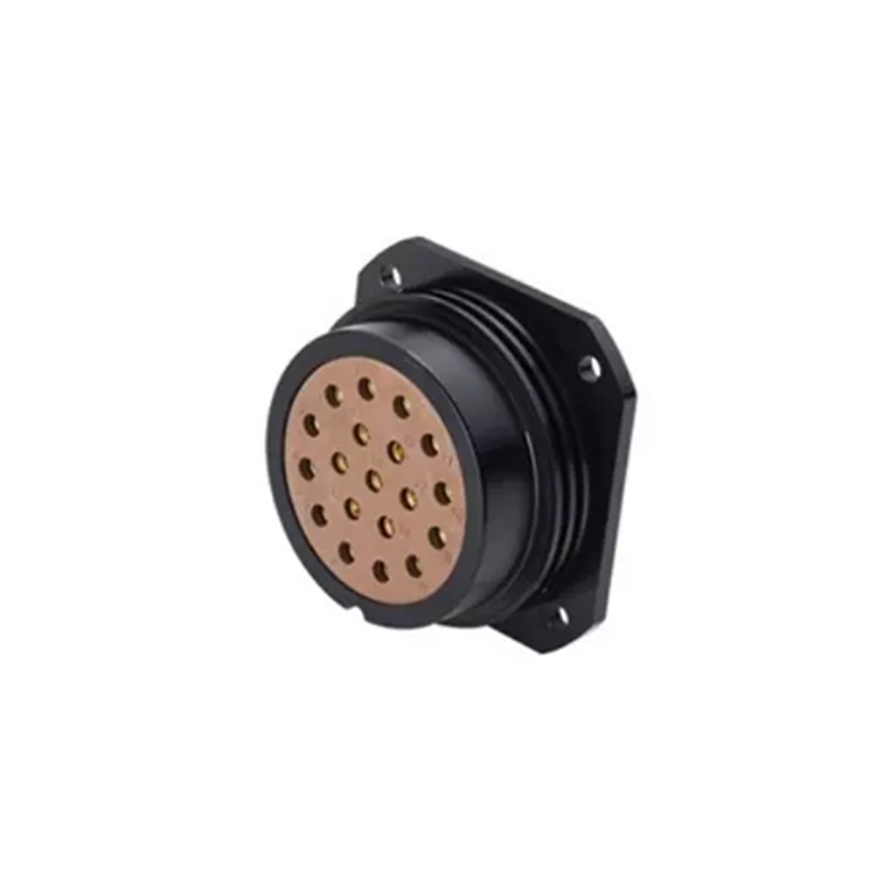 PHLTD Square Flange Socket WL52K19Z, IP67 Threaded Connection, Aluminum Anodized Shell - 图片 3