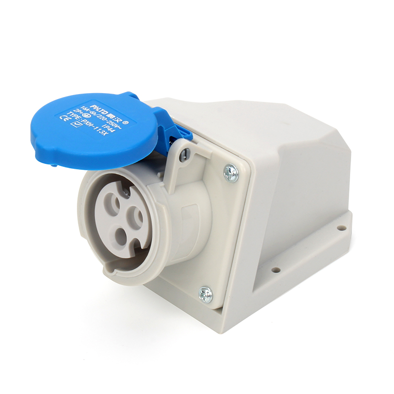 PHLTD Waterproof Industrial Power Supply Open Socket, Available in 3-Core, 4-Core, 5-Core, 16A-32A - 图片 2