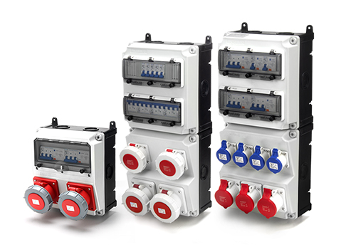 PHLTD splicing socket box, modular industrial power distribution box, suitable for stage lighting and audio power supply