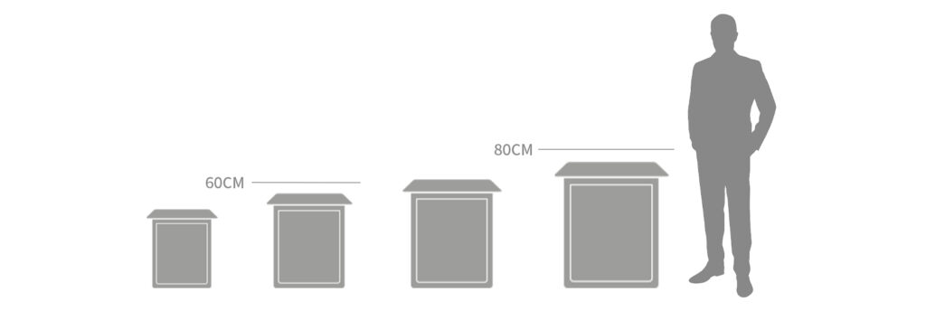 Stainless Steel Series Size Preview