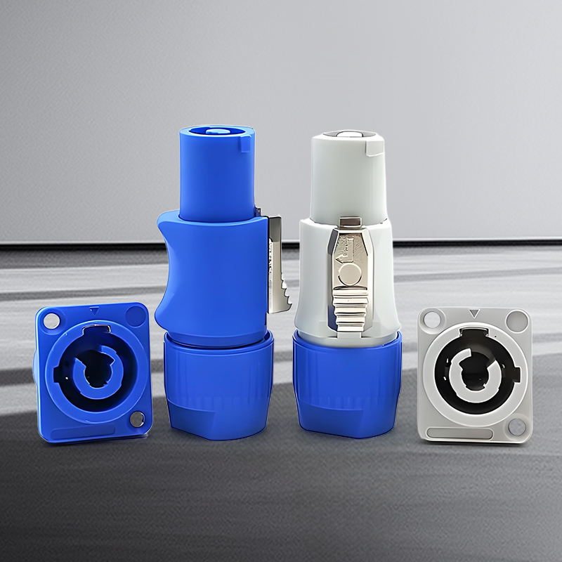 PHLTD Black Beam Plug and Socket for Stage and Industrial Power Connections