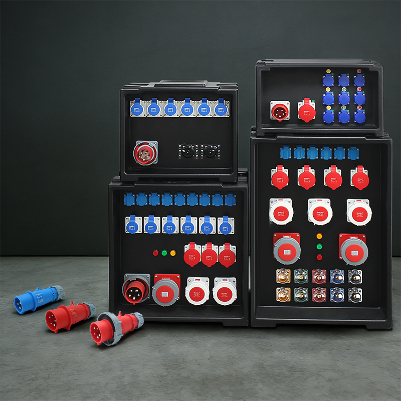 PE舞台电源箱，全套组合款